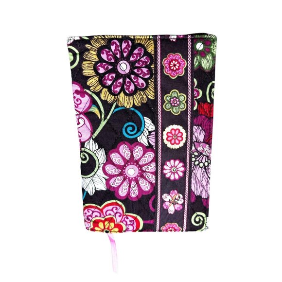 Vera Bradley Paperback Cover Mod Floral Pink Cotton Book Protector - Picture 3 of 8